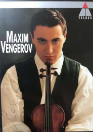 マキシム・ヴェンゲーロフ　Maxim Vengerov　サイン入りポートレイト