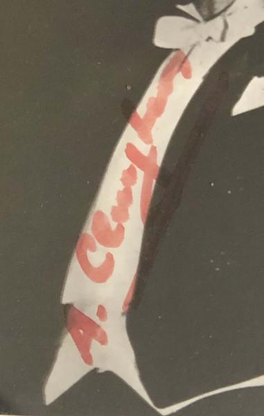 アンドレ　クリュイタンス　サイン入りポートレイト　104×146mm アンドレ・クリュイタンス Andre Cluytens サイン入りポートレイト