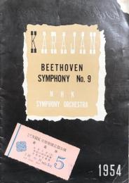 ヘルベルト・フォン・カラヤン　Herbert von Karajan　NHK交響楽団第357回定期公演/臨時公演/第九　　【演奏会プログラム】