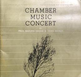 パウル・バドゥラ＝スコダとイエル久・デームスの室内楽の夕　Chanber Music Concert　　【来日公演プログラム】