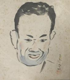 森山三郎　色紙