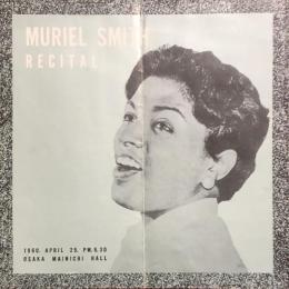 ミュリアル・スミス　Muriel Smith　　【来日公演プログラム】