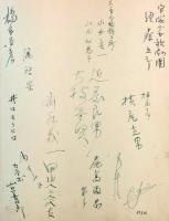 植田敏郎 欧州留学寄書帖