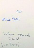 ヨハン・ネポムク・ダーフィト　Johan Nepomuk David