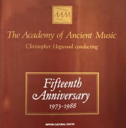 エンシェント室内管弦楽団　創立十五周年　The Academy of Ancient Music　　【来日公演プログラム】