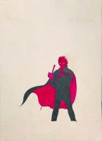 桑田次郎 表紙画稿　「エリート」
