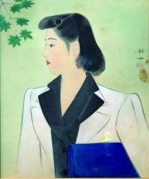 神保朋世 画額「薫風」