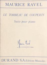 ラヴェル　クープランの墓　Ravel Le Tombeau de Couperin　　【楽譜】