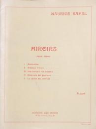 ラヴェル　鏡　Ravel　Miroirs　　【楽譜】