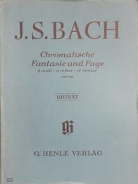 J.S.バッハ　半音階幻想曲とフーガ　BMV903　Ｊ．Ｓ．Ｂａｃｈ　Chromatische Fantasie unｄ Fuge　　【楽譜】