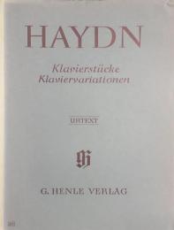 ハイドン　ピアノ作品集/ピアノ変奏曲　Haydn　Klavierstucke Klaviervariationen　　【楽譜】