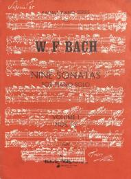 W.F.バッハ　ピアノソナタ集(1)　　W.F.Bach Nine Sonatas vol.1　【楽譜】