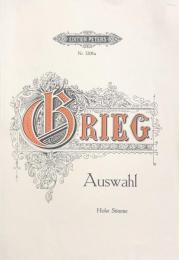 グリーグ　歌曲選集 （高声部用）　　Grieg Auswahl　【楽譜】