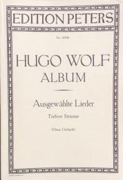 ヴォルフ　歌曲選集（低声用）　　Hugo Wolf ALBUM　【楽譜】