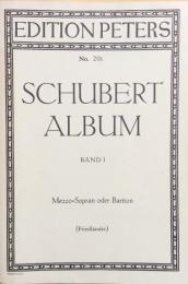 シューベルト　歌曲集 (1)（中声用）　　Schubert　Lieder　１　【楽譜】