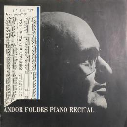 アンドール・フォルデス　Andor Fokdes　【来日公演プログラム】
