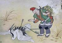 紙芝居　鶴の恩返し