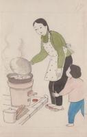 深澤紅子「一本のマッチ」画稿