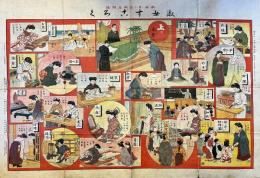 淑女すごろく　淑女かゞみ　第2号　明治45年1月附録