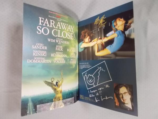 時の翼にのって ファラウェイ ソー クロース Cinema Rise No 50 映画パンフレット テクスト 瀬川裕司 インタビュー 山本耀司ほか 古書月航舎 古本 中古本 古書籍の通販は 日本の古本屋 日本の古本屋