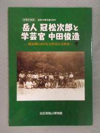 岳人 冠松次郎と学芸官 中田俊造 ： 戦前期における文部省山岳映画