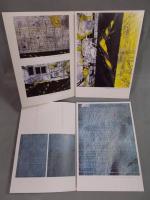 中村宏展図録2種 ①『図表の震度』 ②『図表の震度・Ⅱ』