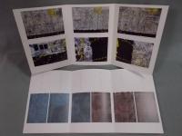 中村宏展図録2種 ①『図表の震度』 ②『図表の震度・Ⅱ』