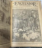 仏文)日刊紙エクセルシオール合本1冊　Excelsior, Journal illustré quotidien No.1400(15 Septembre 1914)〜No.1448(2 Novembre 1914)