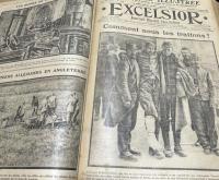 仏文)日刊紙エクセルシオール合本1冊　Excelsior, Journal illustré quotidien No.1400(15 Septembre 1914)〜No.1448(2 Novembre 1914)