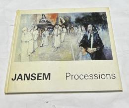 仏文)ジャン・ジャンセン画集「宗教行列」Jean Jansem, Processions