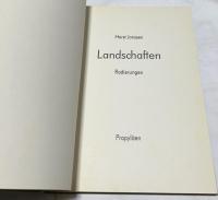 独文)ホルスト・ヤンセン 銅版画集＋銅版画集 風景  2冊一括  Horst Janssen, Radierungen＋Landschaftsradierungen. 2 Volumes set