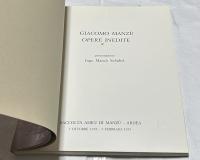伊文)ジャコモ・マンズー未発表作品展　Giacomo Manzù. Opere inedite. Presentazione di Inge Manzù Schabel : Raccolta amici di Manzù