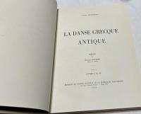 仏文)古代ギリシアのダンス研究　全2冊　La danse grecque antique, 2 volumes set.