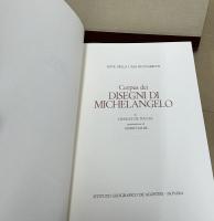 伊文)ミケランジェロ素描全集 全4冊　Corpus dei disegni di Michelangelo, 4 volumes set.