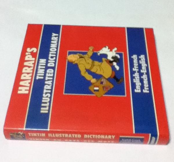 タンタンの冒険 図解仏英辞典「Tintin Au Pays Des Mots」 英仏文)漫画タンタン 英仏・仏英辞典 Tintin Illustrated Dictionary