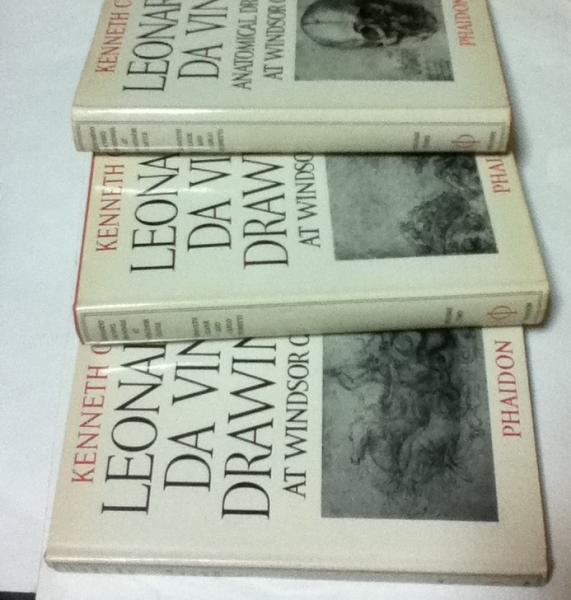 英文 レオナルド ダ ヴィンチ素描集ーウィンザー城王立図書館所蔵 改訂版全3冊 The Drawings Of Leonardo Da Vinci In The Collection Of Her Majesty The Queen At Windsor Castle 3 Volumes Second Edition Revised And Enlarged Kenneth Clark ケネス クラーク