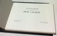 英文)ルネ・ラリックのガラスカタログ   Catalogue des Verreries de Rene Lalique