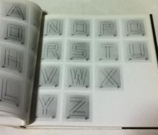 英独仏文)五十嵐威暢のアルファベットの立体デザイン Igarashi