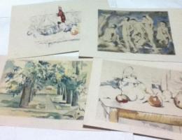 セザンヌ全集 木版画4枚のみ / 古本、中古本、古書籍の通販は「日本の