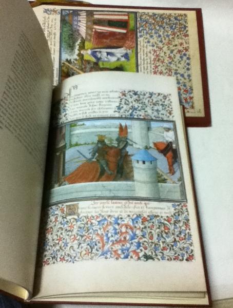 英文)15世紀フランス写本[愛に囚われし心の書] Le Livre du