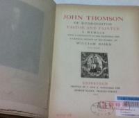 英文)ジョン・トムソン牧師の絵画カタログ   John Thomson of Duddington Pastor and Painter. A Memoir With a Catalogue of His Paintings and a Critical Review of His Works