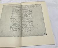 独文)ゴットフリート・ヴィルヘルム・ライプニッツの旅行記  Reise-Journal, 1687-1688.  Faksimiledruck Der Handschrift Xli, Faszikel 3, Im Besitze Der Niedersachsischen Landesbibliothek Hannover.