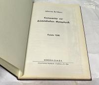 独文)ヨハンネス・ブリダヌス(ジャン・ビュリダン) 「アリストテレス物理学について」　Kommentar zur aristotelischen Physik : Parisiis 1588