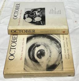 英文)美術誌「オクトーバー」精選　第1期 1976〜1986年＋第2期 1986〜1996年 2冊一括　October: The First Decade, 1976-1986＋October : the second decade, 1986-1996