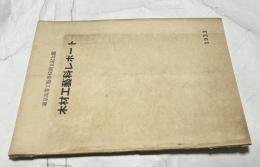 東京高等工藝学校創立記念展　木材工藝科レポート　1933