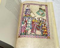 独文)ゴシック期 マネッセ歌謡写本の全ミニアチュール　Sämtliche Miniaturen der Manesse-Liederhandschrift