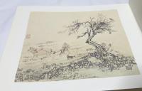 韓文)檀園 金弘道  1帙(折世寶＋解説集)