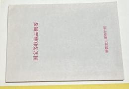 国宝等収蔵品概要