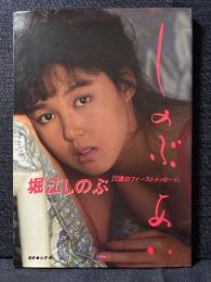堀江しのぶ 写真集 しのぶあい 22歳のファーストメッセージ
