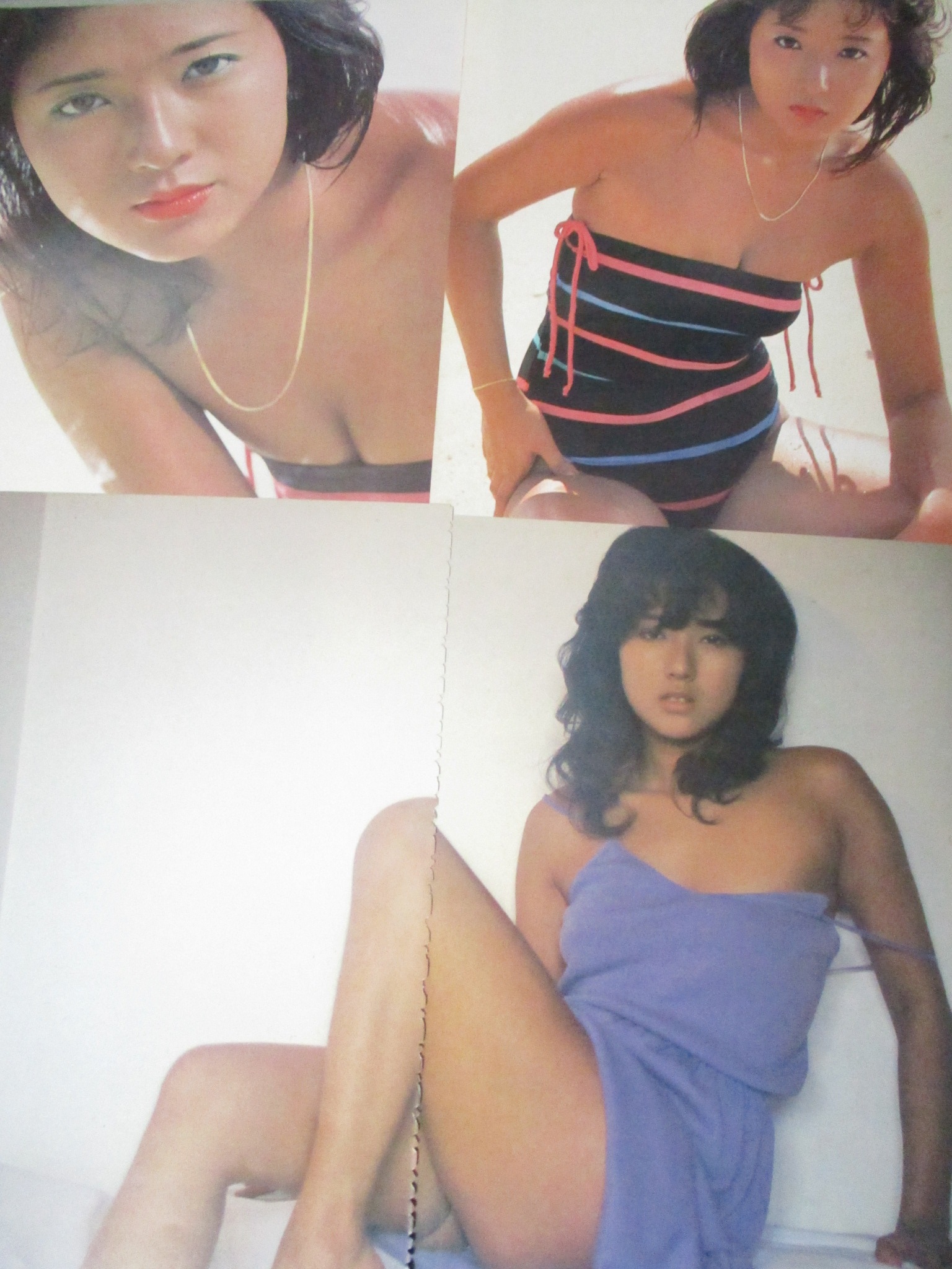 切り抜き】浅野ゆう子 55ページ ピンナップ4枚 / 古本、中古本、古